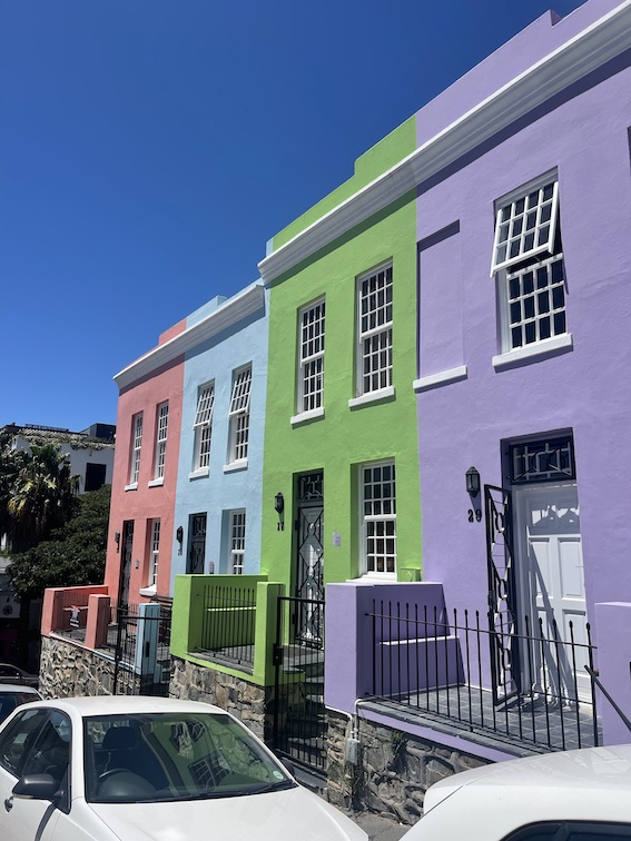 Colourful houses in De Waterkant