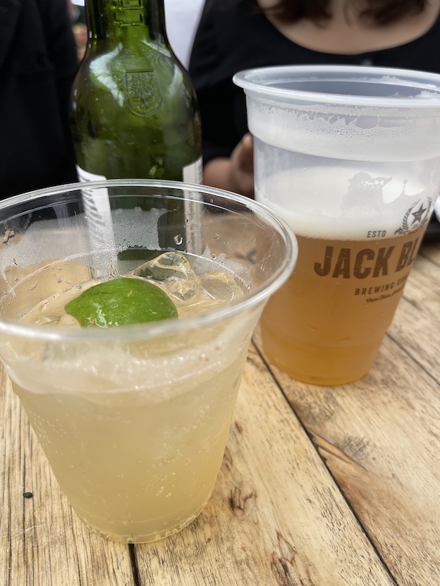 Drinks at Oranjezicht Market