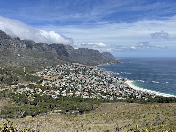 Views of the 12 Apostles and Camps Bay Beach from Lion's Head 