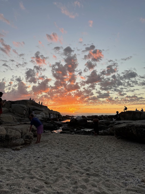 Saunders beach at Sunset