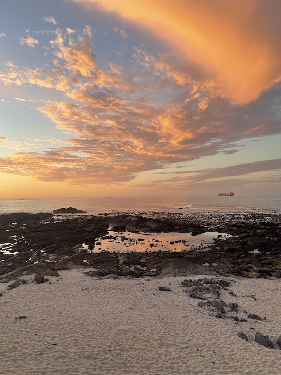 Tidal pool at Sunset