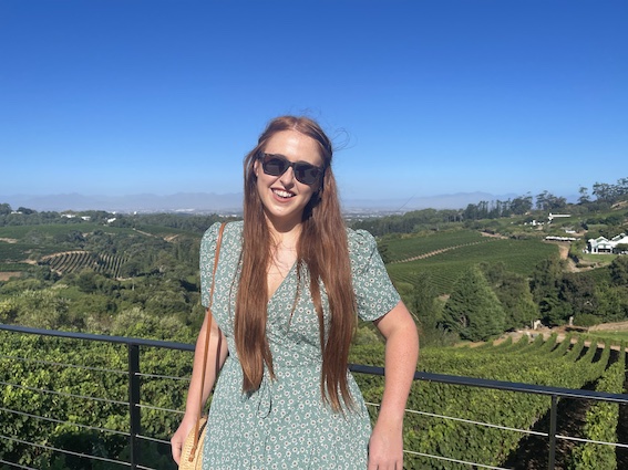 Hannah at Beau Constantia