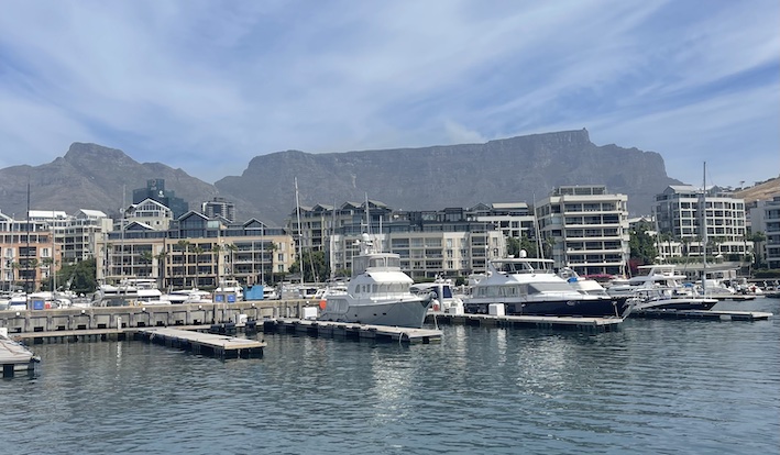 The harbour at the V&A Waterfront