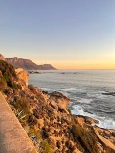 View of Twelve Apostles from Bantry Bay at sunset