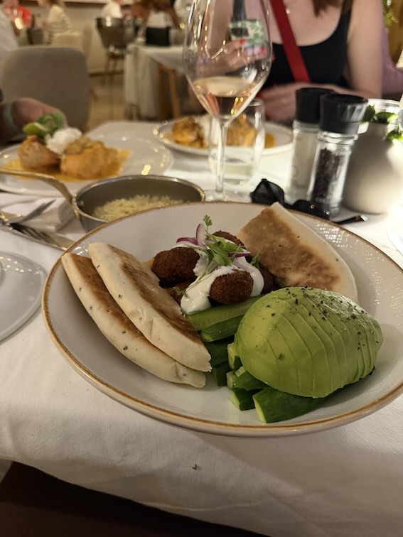 Falafel bowl at the Bungalow