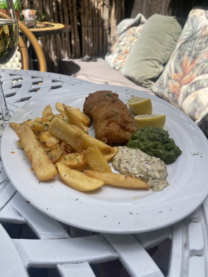 Fish and chips Kloof Street House