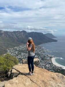 Hannah at the top of Lion's Head