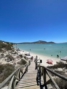 The lagoon beach near Langebaan in West Coast National Park