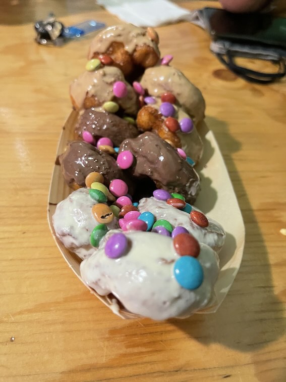 mini doughnut holes at Mojo Market, Sea Point