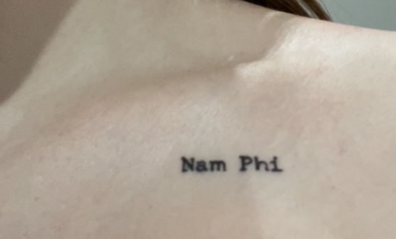 Nam Phi tattoo from Palm Black Cape Town