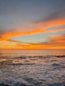 Promenade sunset