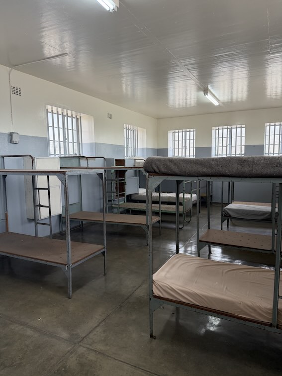 Robben Island prison bunk beds