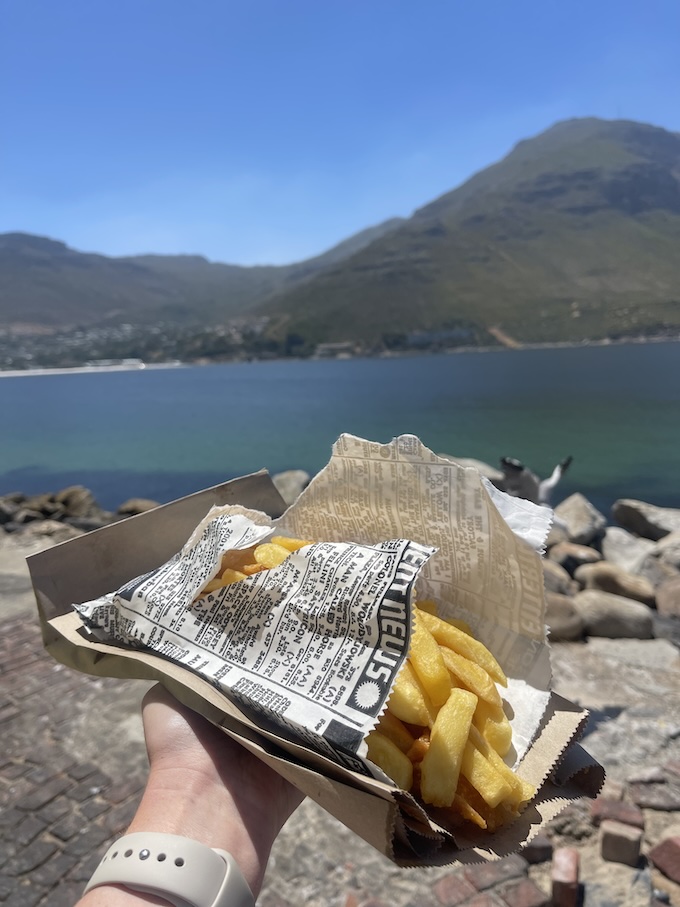Fish and chips in Hout Bay