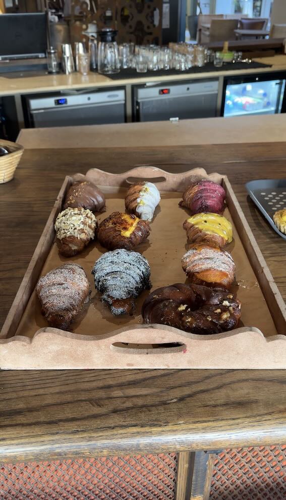 Pastry selection at Coco Safar