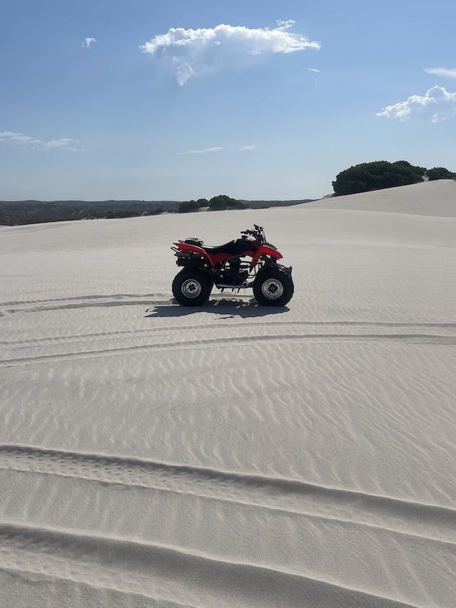 ATV on Atlantis dunes