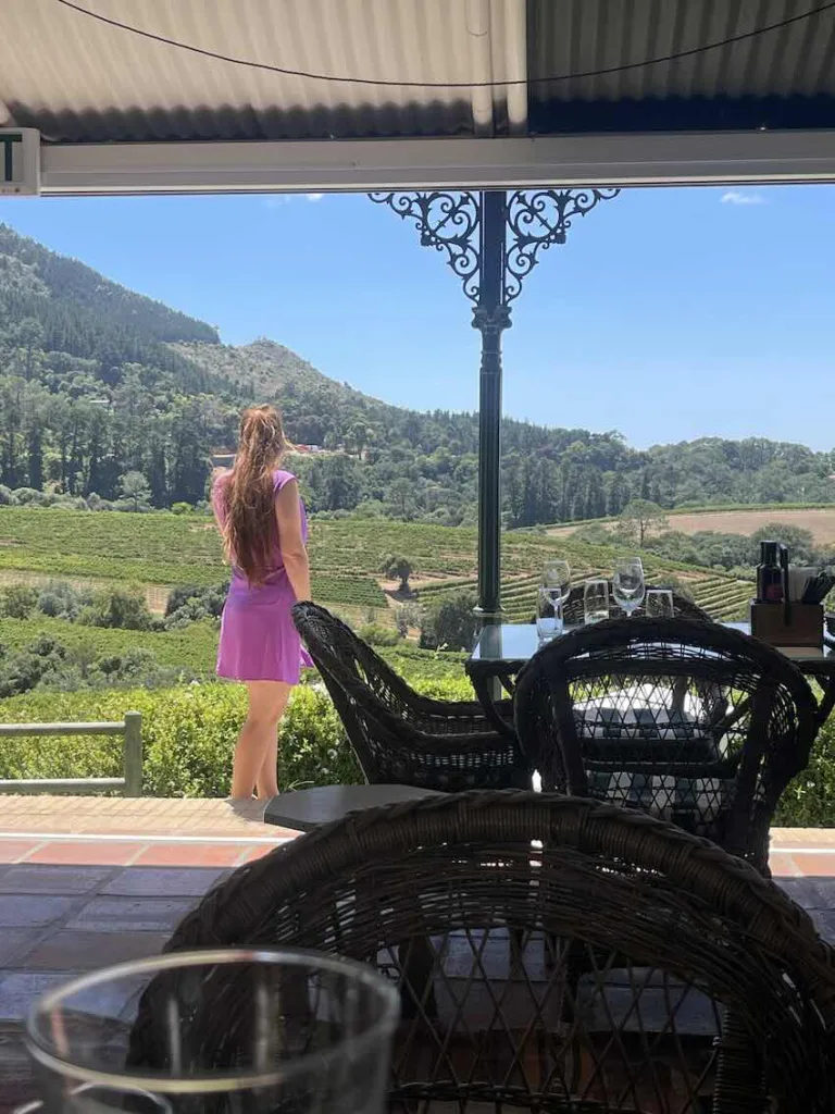 Looking at the views from Constantia Glen