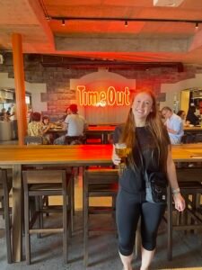 Hannah at TimeOut market