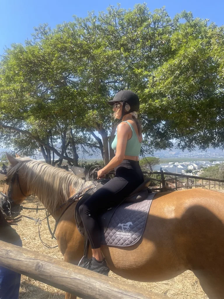 Sophie on her horse