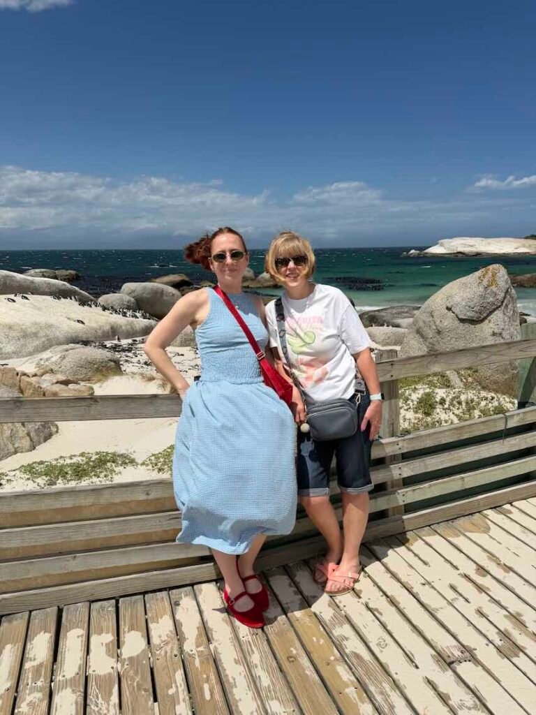 Mum and Mols at Boulders Beach