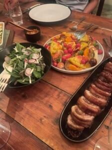 lamb and tomato salad at Reverie Social Table