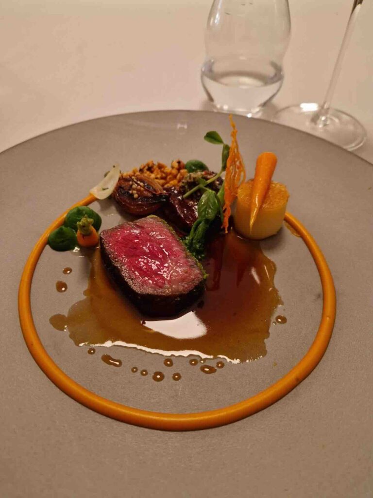 Meat main dish at La Colombe, Constantia, Cape Town