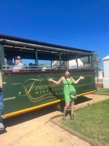 Franschhoek wine tram pose
