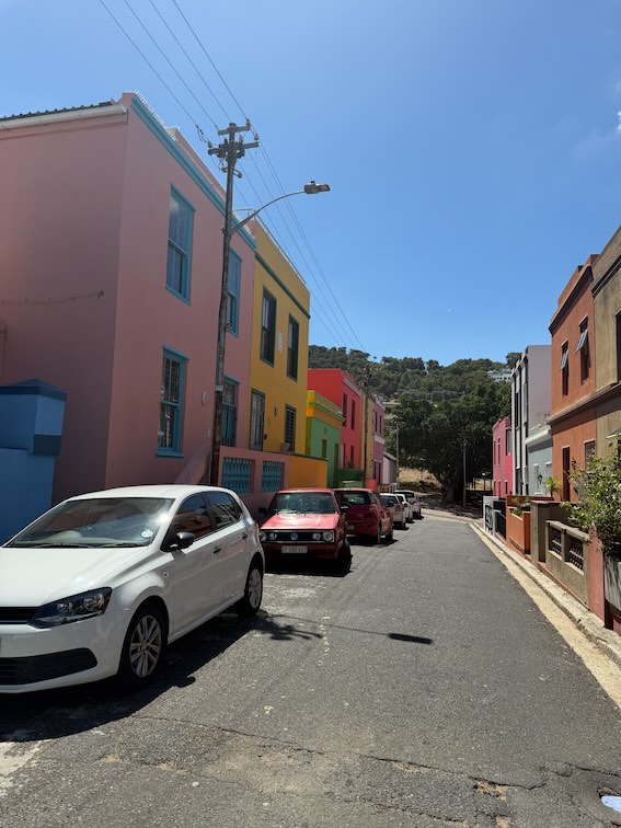 A colourful street in Bo Kaap