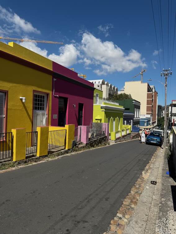 Bright street in Bo Kaap