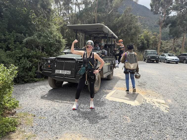 Hannah outside zipline 4x4 Hannah outside zipline 4x4