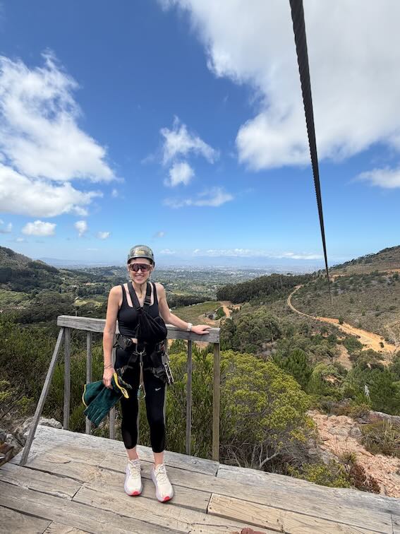 Hannah zipline platform