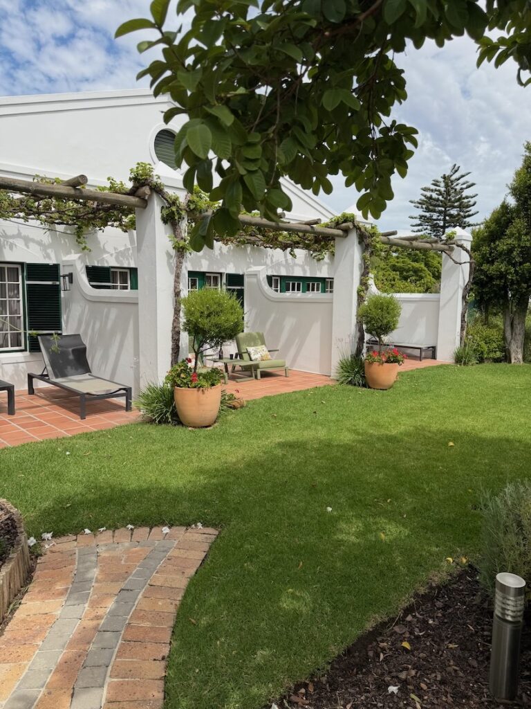 The terraces at Eikendal Lodge