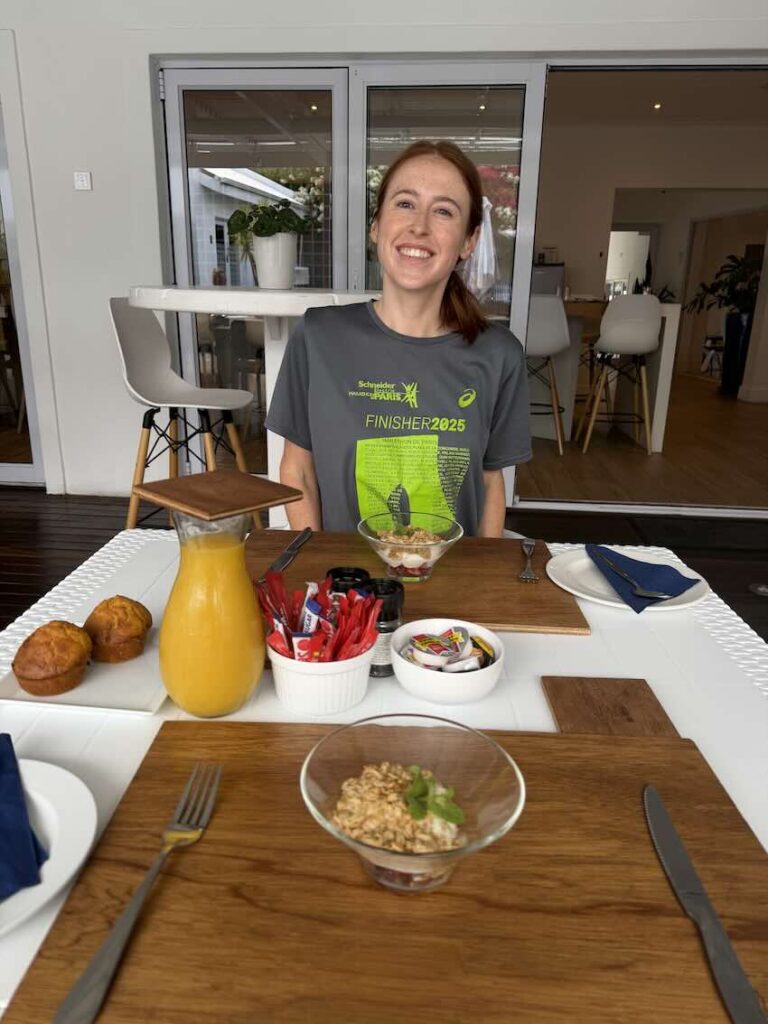 TheLAB Hannah at breakfast