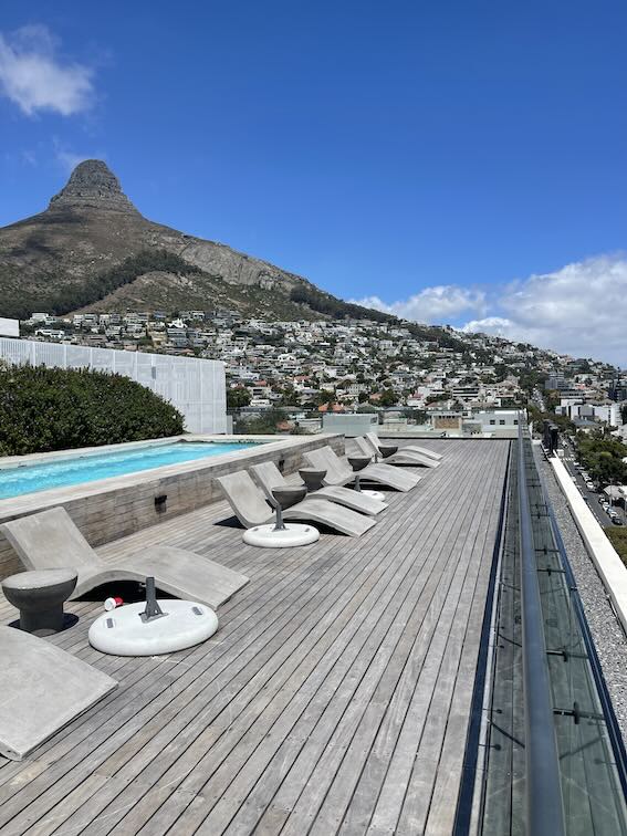 Home Suite Hotels Station House Sea Point rooftop