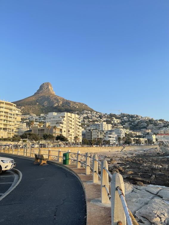 Sea Point Cape town golden hour