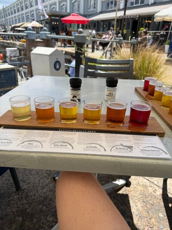Den Anker beer flight